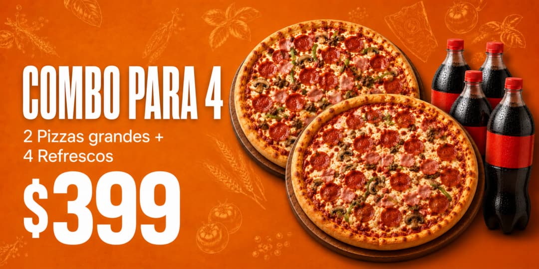 Promoción Combo para 4
